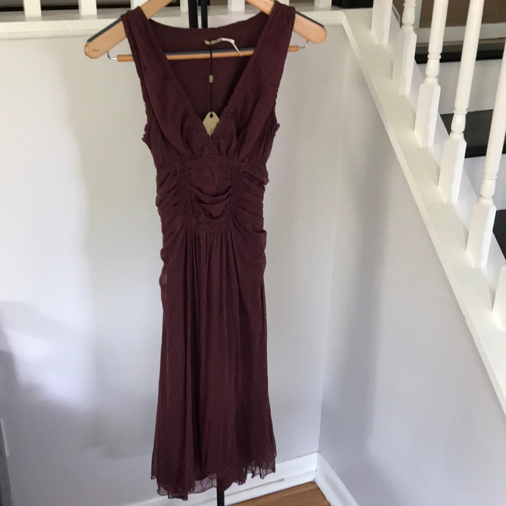 MaxStudio Maroon Dress - Picture 2 of 10